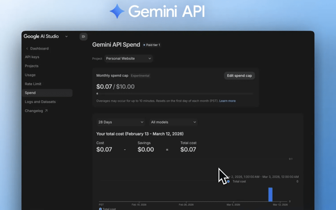 Google Gemini API introduit un contrôle budgétaire natif
