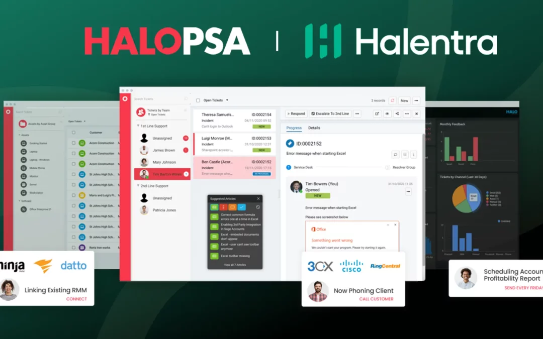 Halentra, intégrateur HaloPSA francophone pour MSP