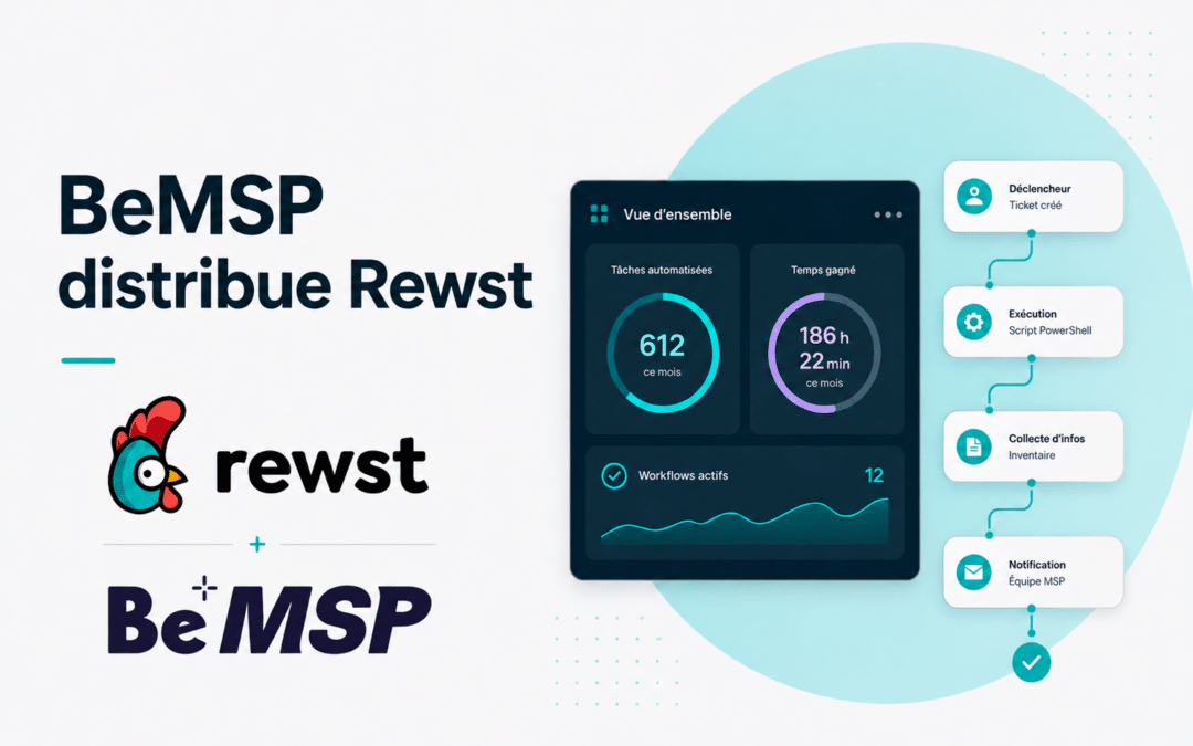 BeMSP intègre Rewst pour aider les MSP à automatiser leurs processus