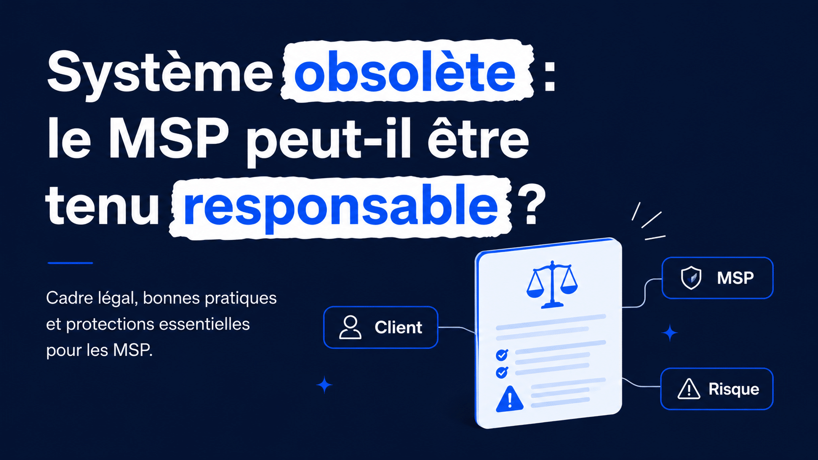 Responsabilité des MSP